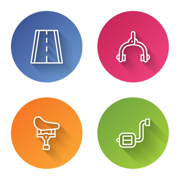 自行车道制动卡钳座和固定线图片下载