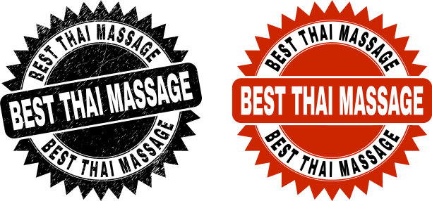 泰国按摩最佳黑玫瑰图案邮票与不洁图片下载