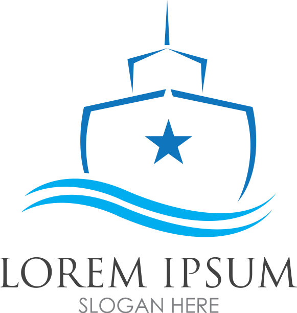 邮轮标志形象设计图片下载