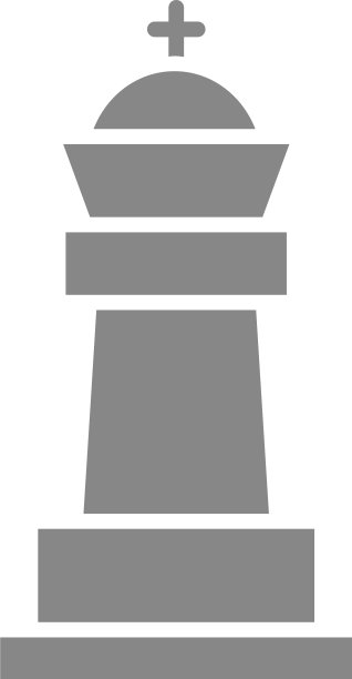 国际象棋王灰色图标棋盘游戏表图片下载