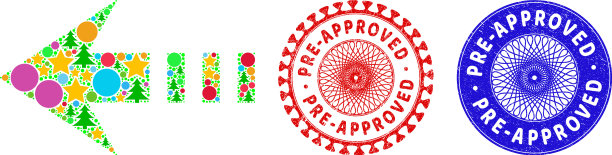 预先批准的纹理邮票和发送左马赛克图片下载