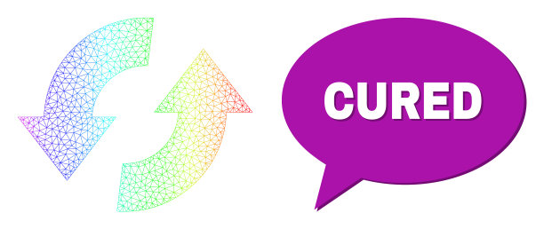 光谱净梯度交换箭头图标和图片下载