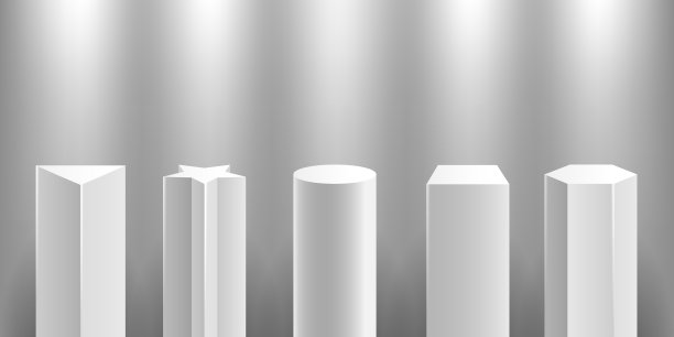 产品陈列室与聚光灯图片下载