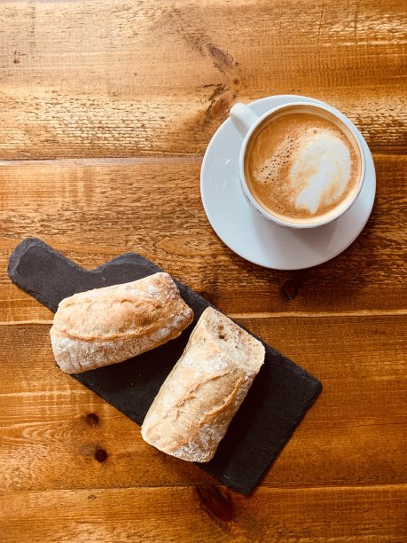 乡村面包和咖啡图片下载