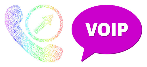 彩虹网渐变呼出图标和voip图片下载