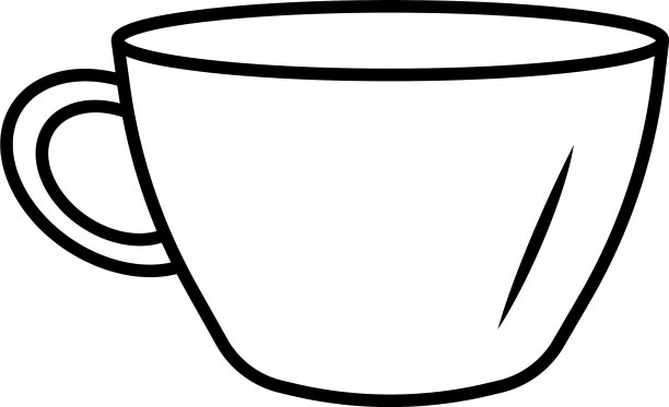 杯厨器具线条样式图标图片下载