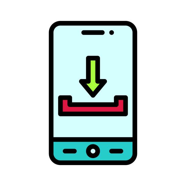 下载或保存图标移动应用程序图片下载