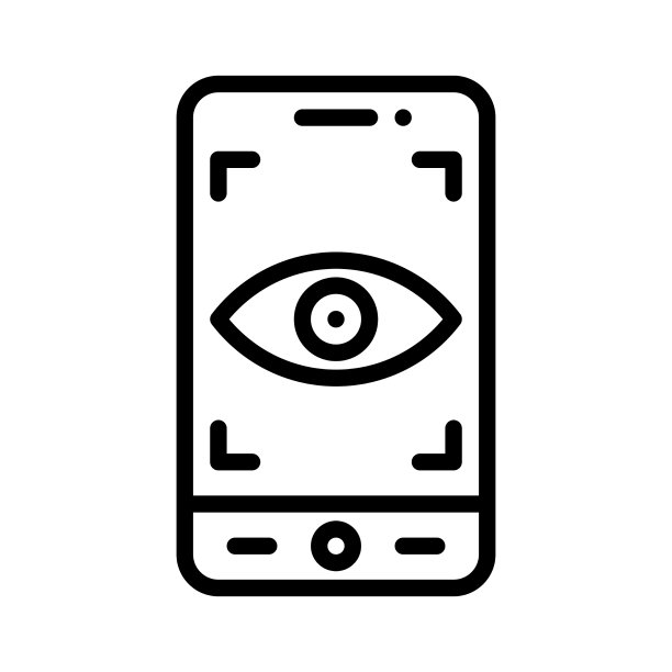 视网膜扫描app图标移动应用程序图片下载