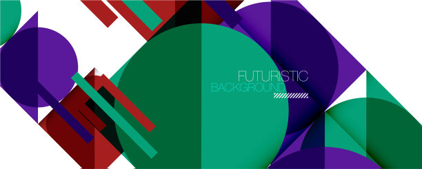 用简洁的几何抽象背景图片下载