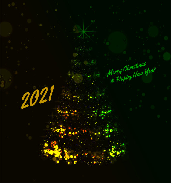 2021年圣诞树的背景图片下载