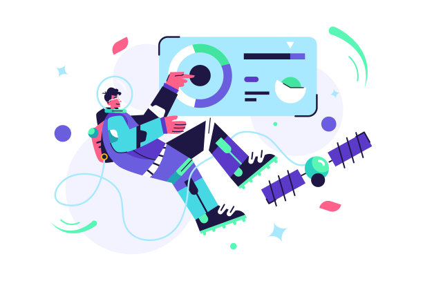 宇航员在零重力下飞行图片下载