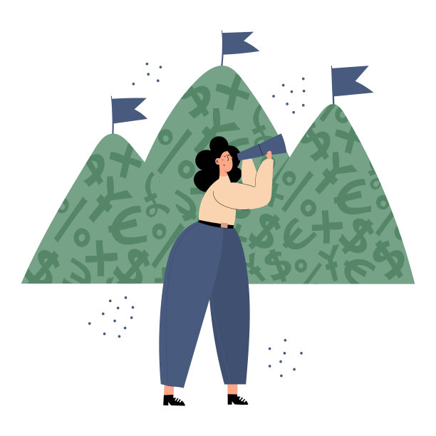 女性设定财务目标图片下载