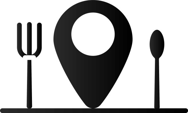 叉和刀在销位送餐图片下载