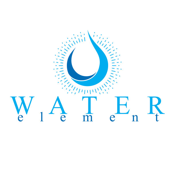 海浪飞溅的象征孤立在白色的水图片下载