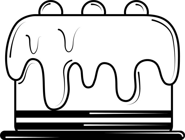 餐厅甜品、甜蛋糕、线形食品图片下载