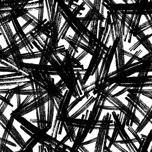 无缝模式与黑色铅笔笔触图片下载