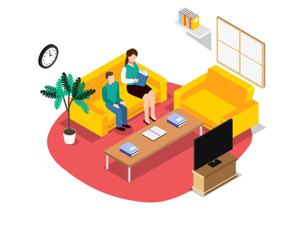 小男孩在家和他妈妈一起学习图片下载