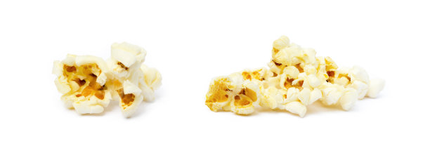 新鲜的爆米花孤立图片下载