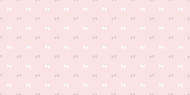 可爱的蝴蝶结无缝重复图案矢量背景图片下载