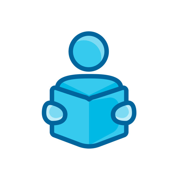 人们读着报纸读着书的图标图片下载