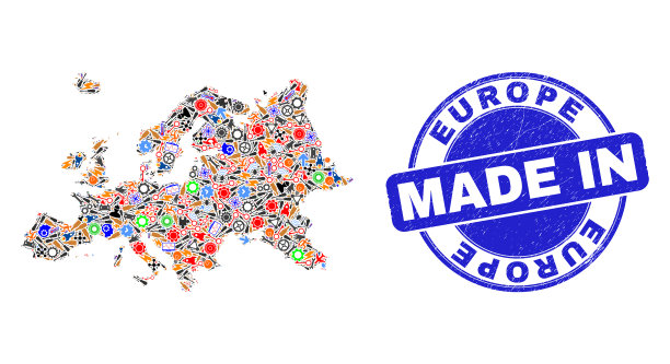 制作拼贴欧洲地图，用垃圾制作图片下载