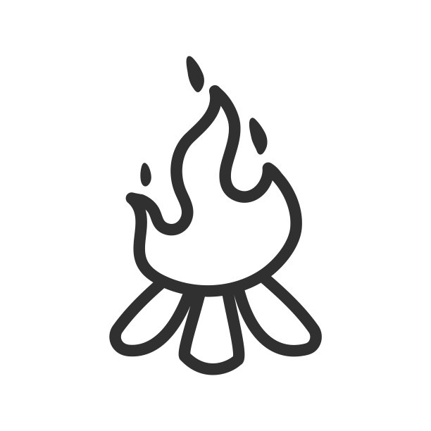 露营地精。三个小矮人在夏天做远足和钓鱼的活动。图片下载