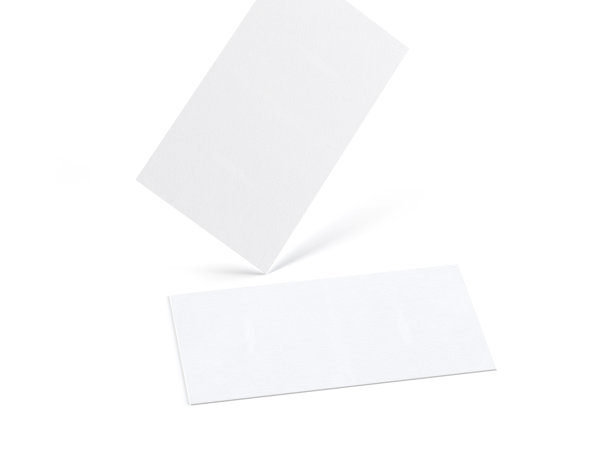 名片模型，在白色背景上有阴影的模板图片下载