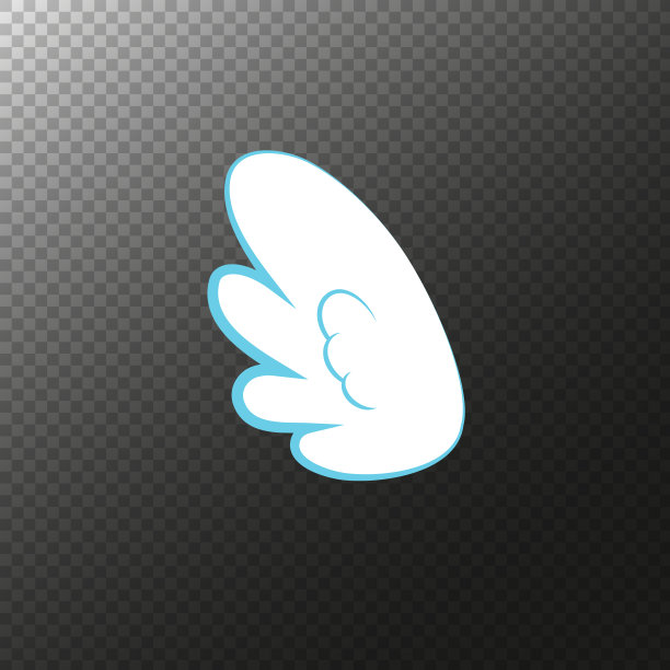 多种翅膀卡通插图，天使翅膀，天使翅膀，羽毛翅膀，天使，善良。矢量插图和图标。图片下载