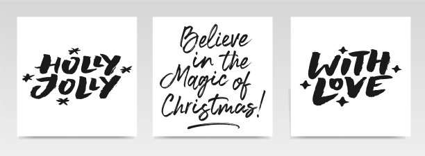 圣诞报价信排版集图片下载