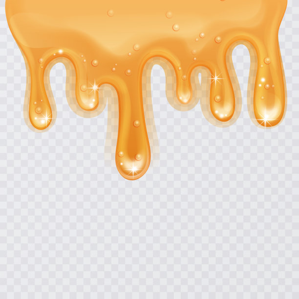 透明滴蜂蜜象棋背景，矢量插图图片下载