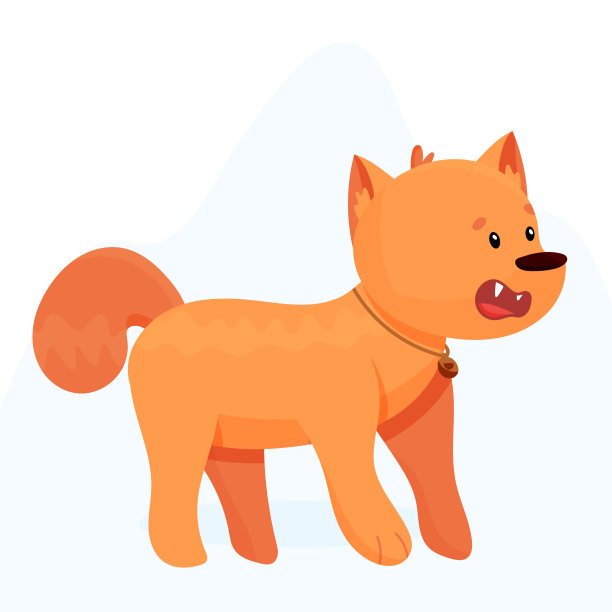 国内愤怒的狗。狗露出了笑容。图片下载