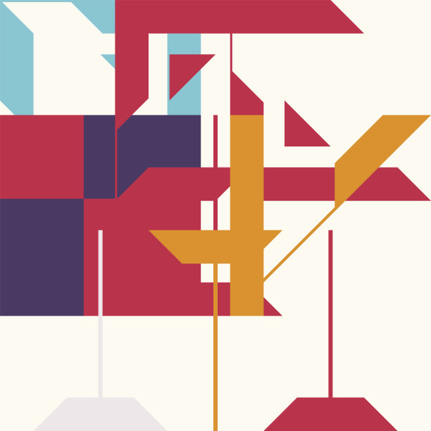 几何抽象矢量元素设计图片下载