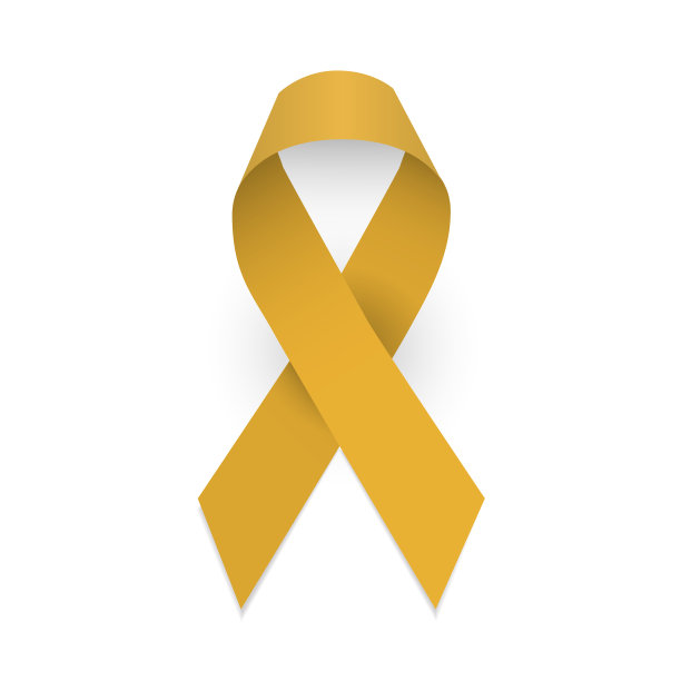 金丝带儿童癌症意识象征图片下载