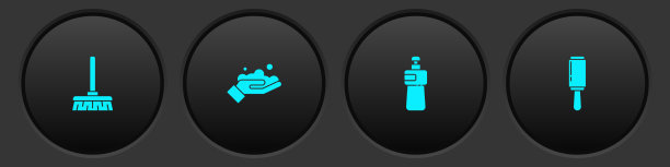 把扫帚用肥皂洗手图片下载