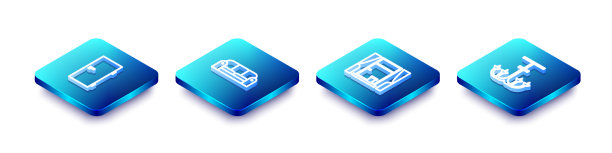 设置闭门沙发窗与等距线图片下载