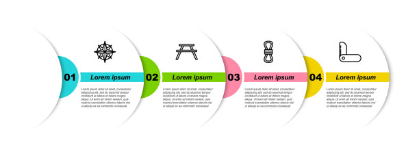 摆线风玫瑰野餐桌长椅图片下载