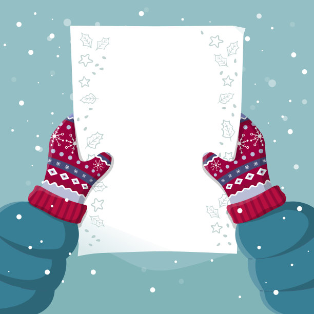 圣诞节的时候给圣诞老人写封信许愿图片下载