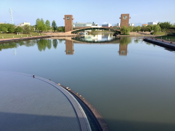 富干翁加康水公园和天门桥图片下载