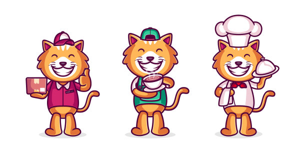 不同行业的猫收藏图片下载