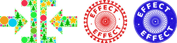 效果窘迫邮票和按水平图片下载