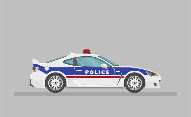 法国警察超级跑车。图片下载