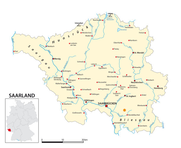 德文萨尔州地图图片下载