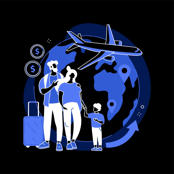 遣返补助金抽象概念矢量插图。图片下载