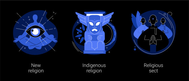 精神运动抽象概念矢量插图。图片下载