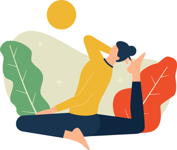 女人冥想观念健康有益图片下载