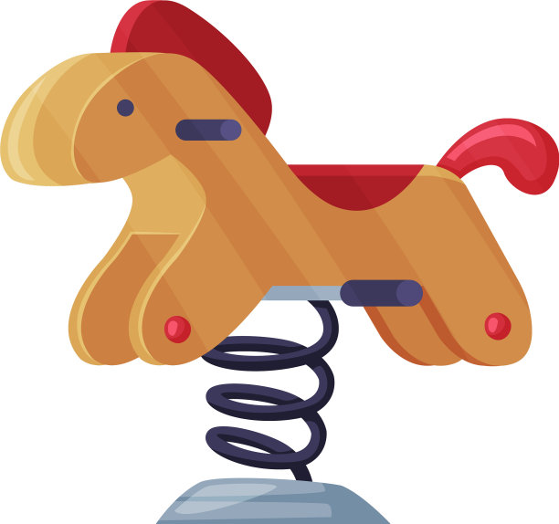 操场设备与木马环岛图片下载