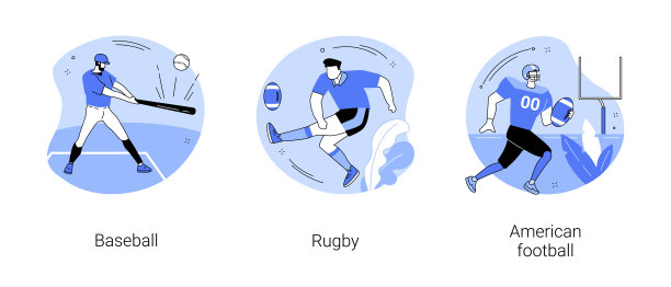 团队运动抽象概念矢量插图。图片下载