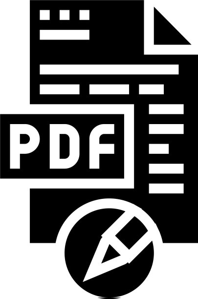 编写和编辑PDF文件字形图标图片下载