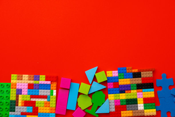 塑料构造细节红色背景接近图片下载