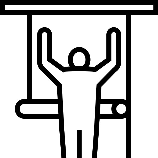 修理工把墙纸粘在墙上的线条图标上图片下载